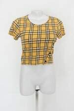 Blusa feminina amarela estampada