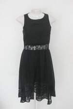 Vestido fiveblu feminino preto com Barra Mullet