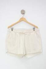 Shorts Blue Steel feminino bege com Cós com elástico