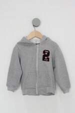 Jaqueta Infantil vrasolon cinza com Patch 