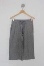 Calça de tecido feminina estampada