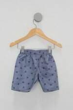 Bermuda Infantil cinza estampada