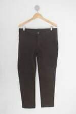 Calça Jeans laffer co. feminina marrom com Aplique