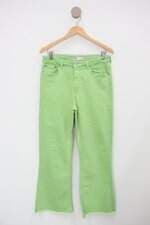 Calça de sarja zara feminina verde