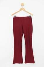 Calça de tecido annhi feminina vermelho