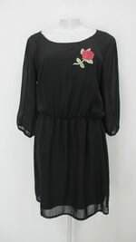 Vestido fiveblu feminino preto com Forro