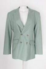 Blazer lethicia bronstein feminino verde com Ombreira