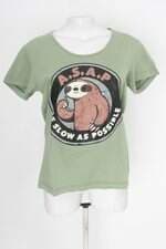 T-shirt feminina verde