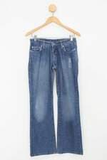 Calça Jeans m. officer feminina azul