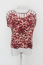 Blusa feminina estampada com Tiras
