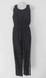 Macacão riachuelo feminino preto com Recortes