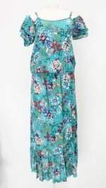 Vestido Charmyli feminino estampado com Babado