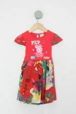Vestido Infantil vermelho com bordado 
