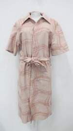 Casaco superfluous feminino estampado com Faixa na Cintura