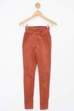 Calça Slim feminina terracota