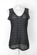 Regata de renda feminina preta