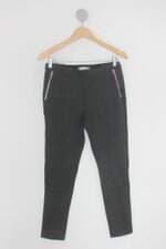 Calça de tecido feminina cinza