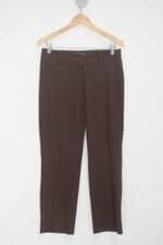 Calça de tecido skip feminina marrom