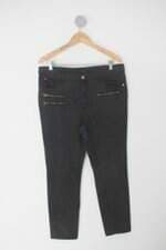 Calça de sarja feminina preta