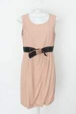 Vestido cotton colors feminino marrom com Recortes