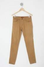 Calça de sarja Zara Man feminina marrom