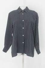 Camisa feminina preta estampada