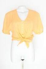 Blusa morena rosa feminina laranja