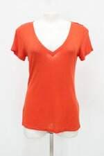 Blusa básica blend feminina laranja