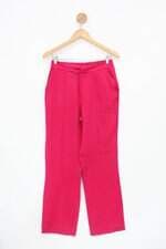 Calça de tecido c&a feminina rosa com Nervura