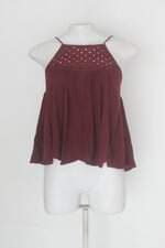Blusa cape juby feminina vermelha 