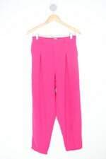 Calça de tecido eliefe feminina rosa com Cós com elástico