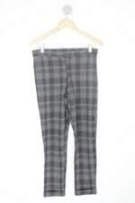 Calça de tecido feminina xadrez