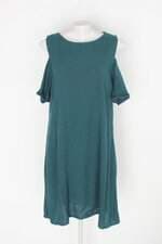 Vestido novaversão feminino verde com Bordado