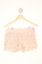 Shorts stradivarius feminino rosa com Forro