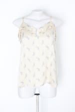 Regata animale feminina estampada com Babado