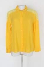Camisa Renner feminina amarela com Barra Mullet