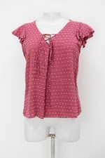Blusa chocoleite feminina rosa com Bordado