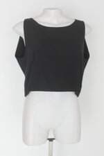 Blusa caju veste feminina preta