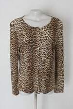Blusa feminina animal print 