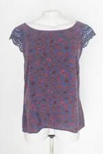 Blusa c&a feminina estampada com Renda
