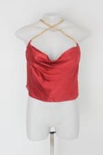 Top le blog feminino vermelho