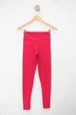 Calça Legging feminina rosa com Nervura