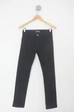 Calça de sarja terminal feminina preta