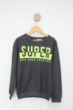 Camiseta manga longa Infantil cinza com Silk