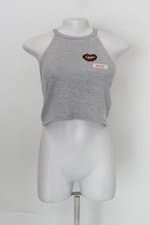 Regata luigi bertolli feminina cinza com Patch