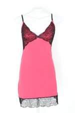 Camisola love to lounge feminina rosa com Renda