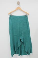 Saia c & a clockhouse feminina verde com Assimetria