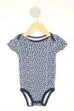 Body Infantil carter's azul estampado