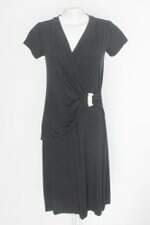 Vestido heckel verri feminino preto com Aplique e Franzido