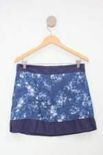 Saia hering feminina azul estampada